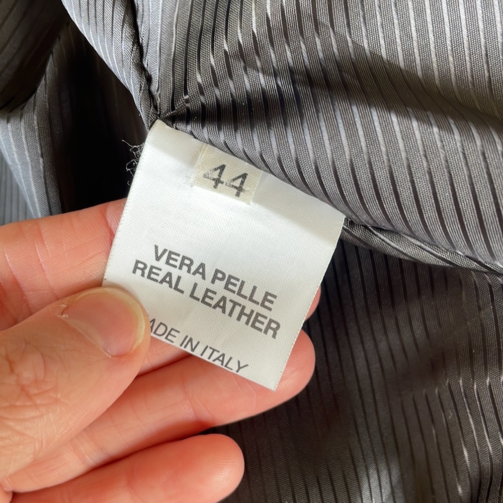 Gray Leather Jacket - image 4